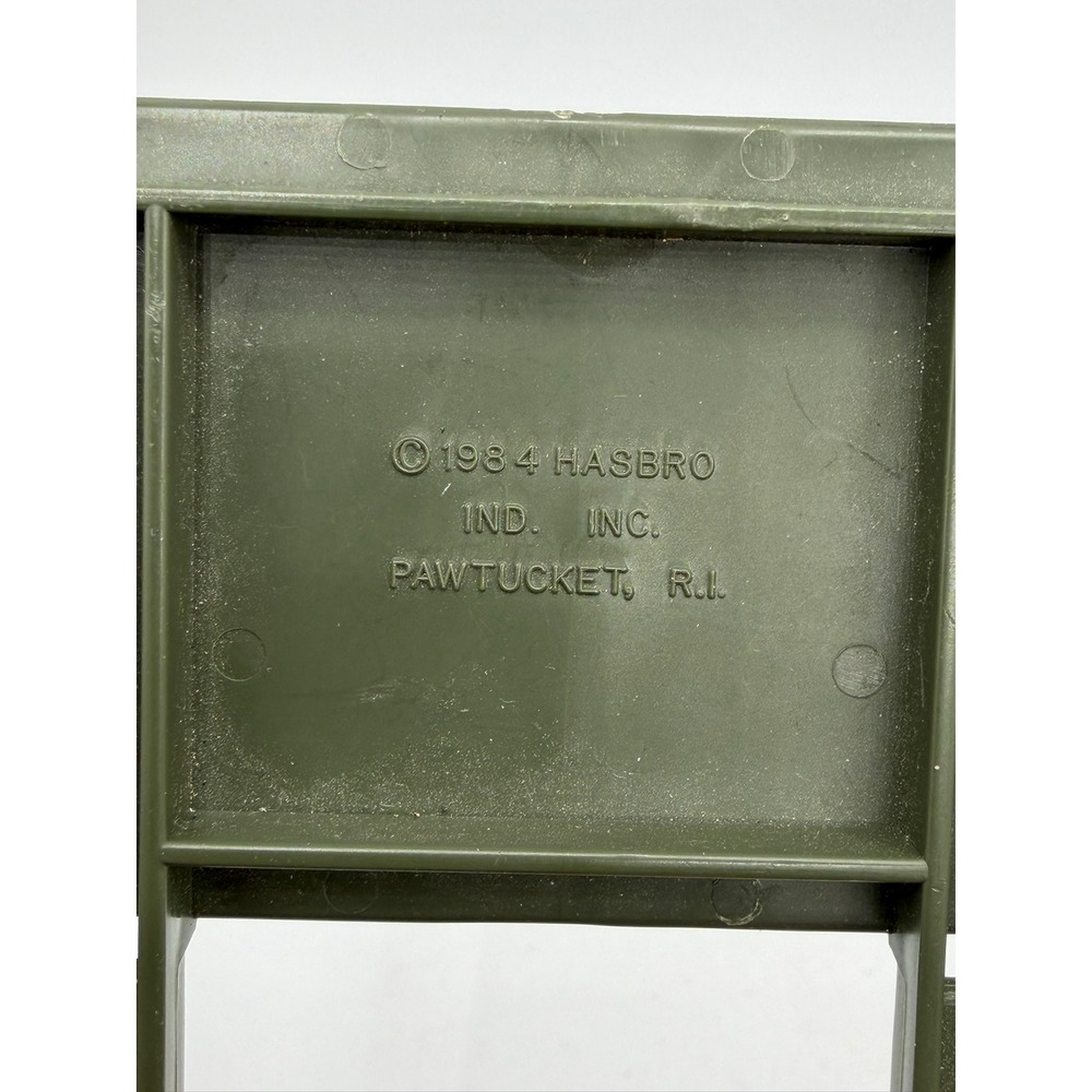Vintage 1984 Hasbro GI Joe Restricted Area & Ammunition Depot Signs Accessory - Picture 4 of 8
